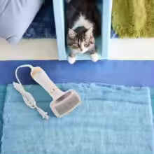 Sèche-cheveux pour animaux de compagnie, brosse silencieuse 2 en 1